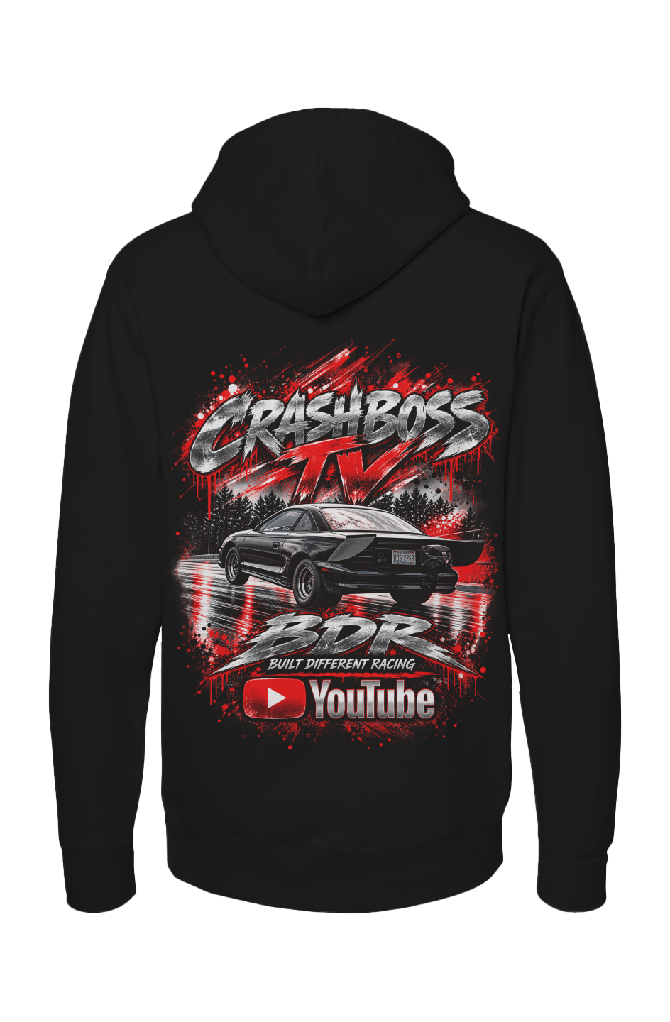 Crashboss TV x BDR racing Hoodie